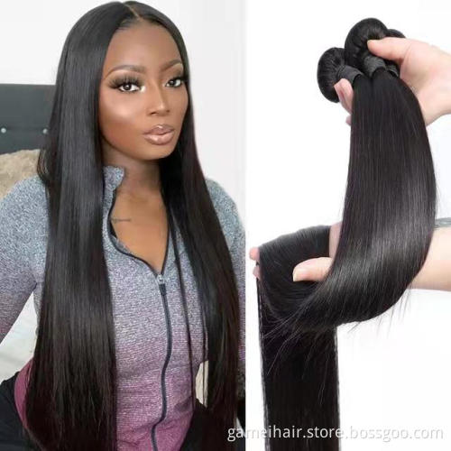 100% Remy Human Hair Weave 10-30 Inch Grade 10A Peruvian Human Hair Bundles